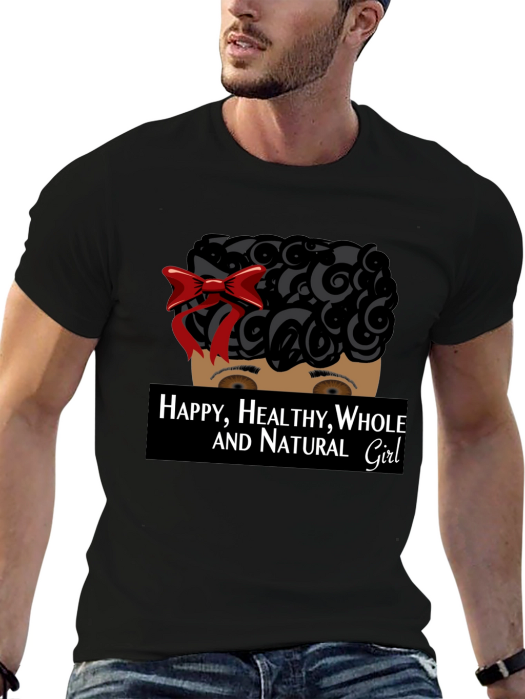Natural Girl Graphic Tee - Happy Healthy Whole
