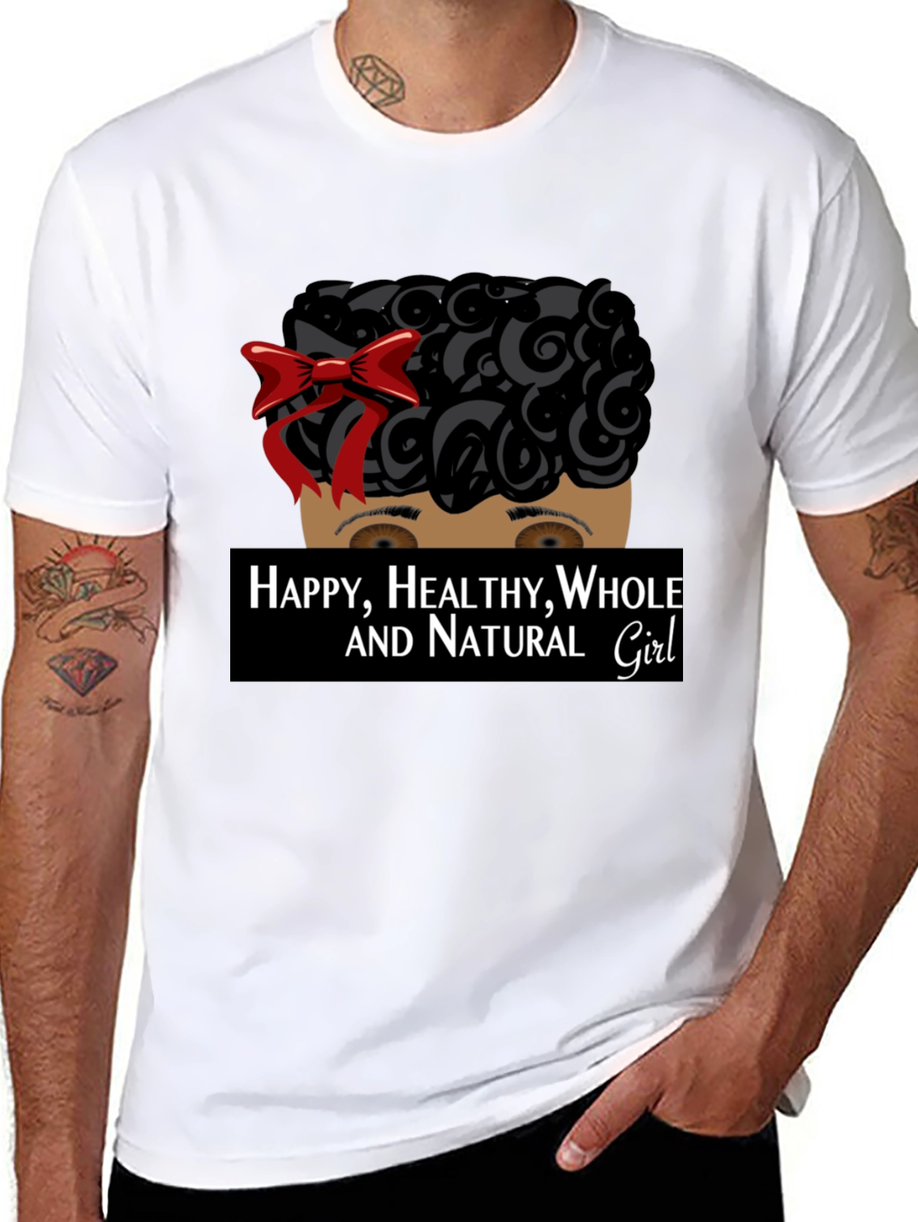 Natural Girl Graphic Tee - Happy Healthy Whole