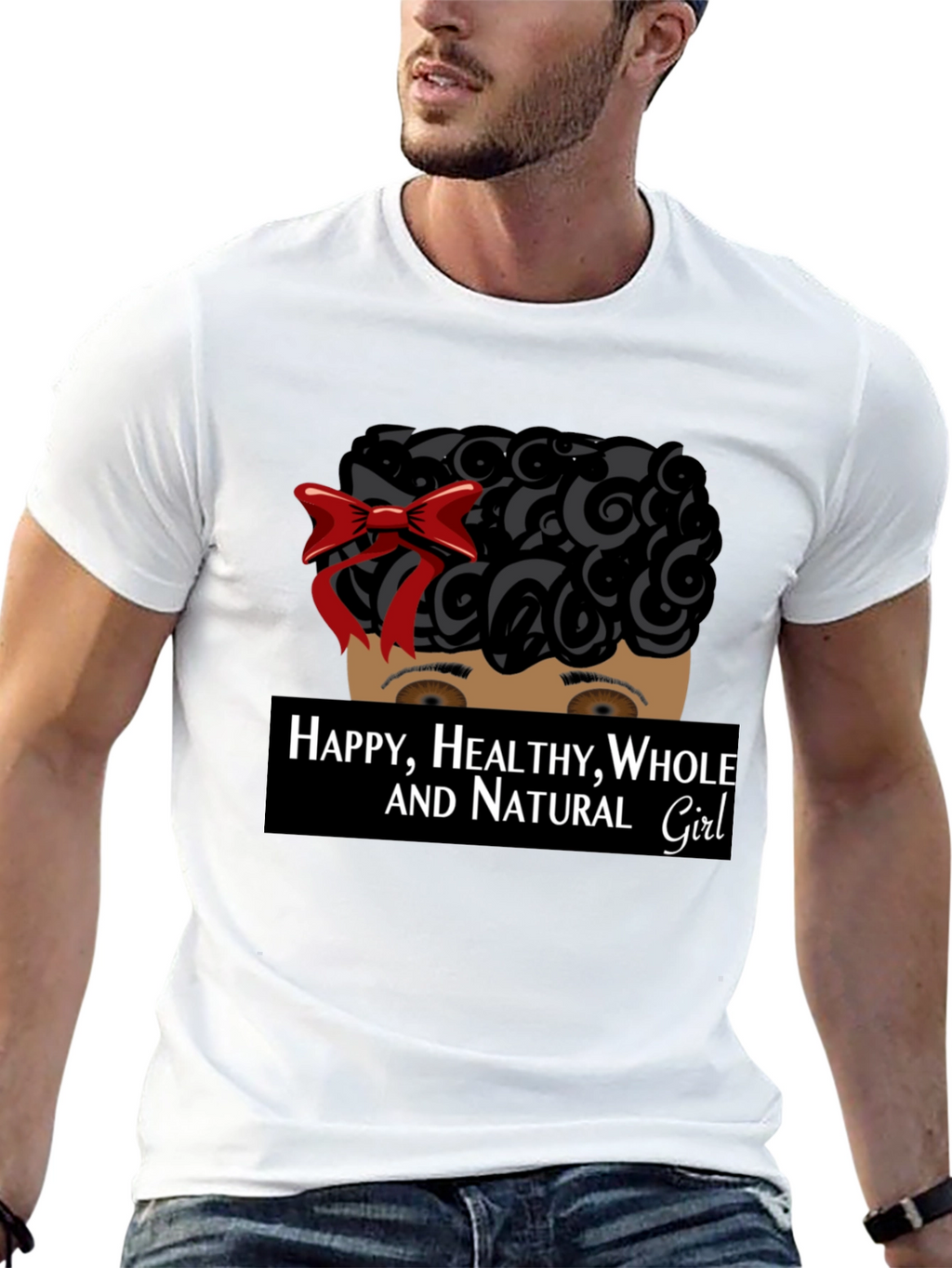 Natural Girl Graphic Tee - Happy Healthy Whole