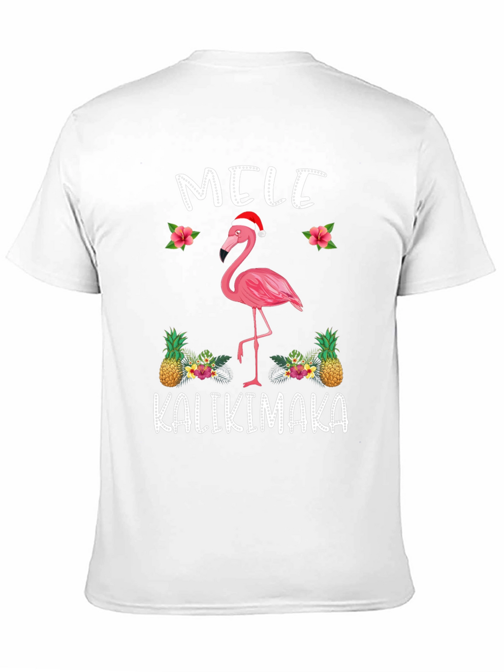 Mele Kalikimaka Flamingo Christmas T-Shirt