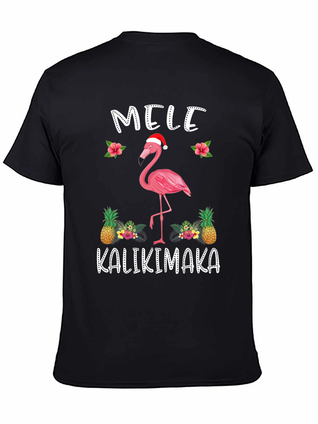 Mele Kalikimaka Flamingo Christmas T-Shirt