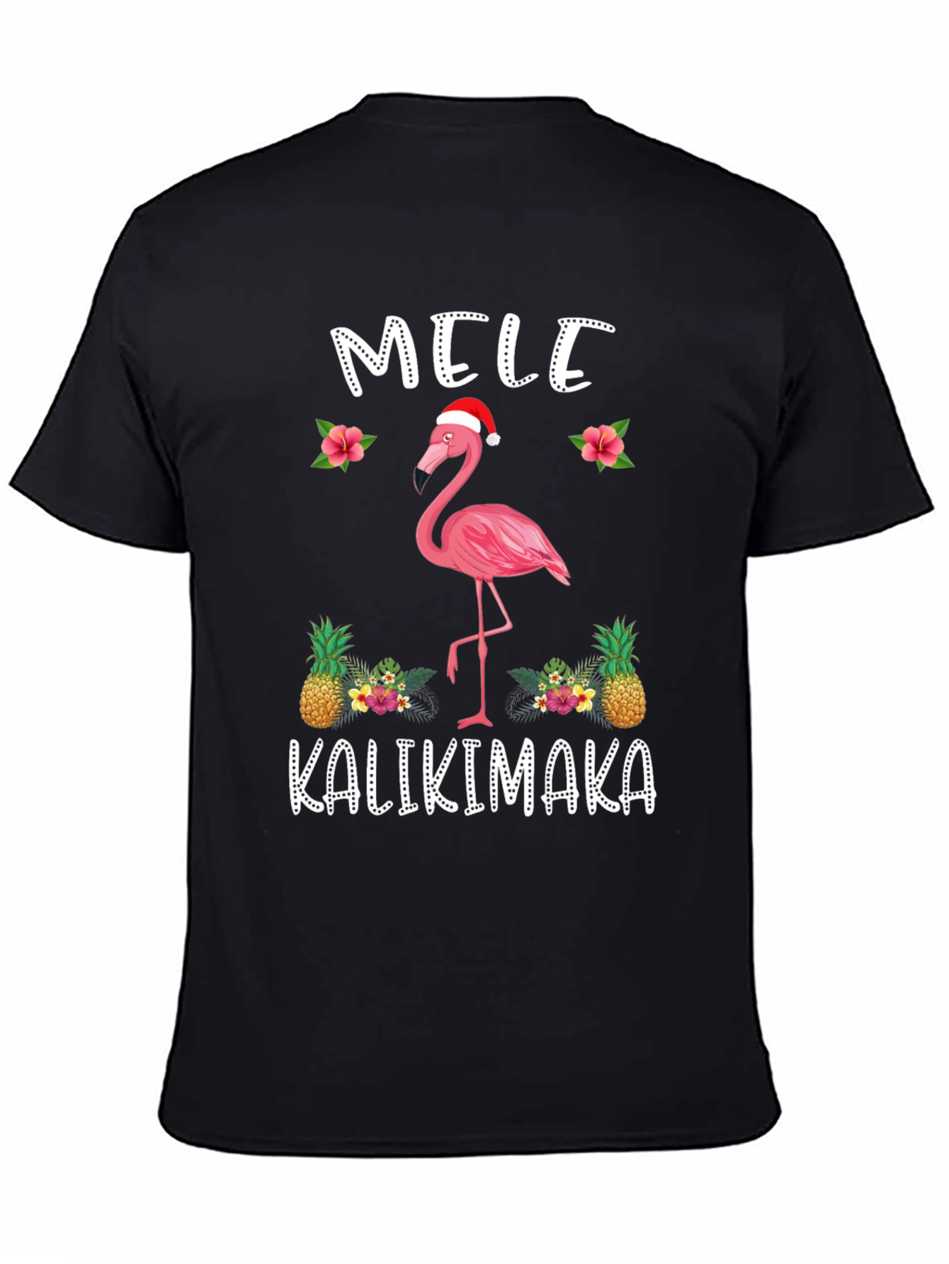 Mele Kalikimaka Flamingo Christmas T-Shirt