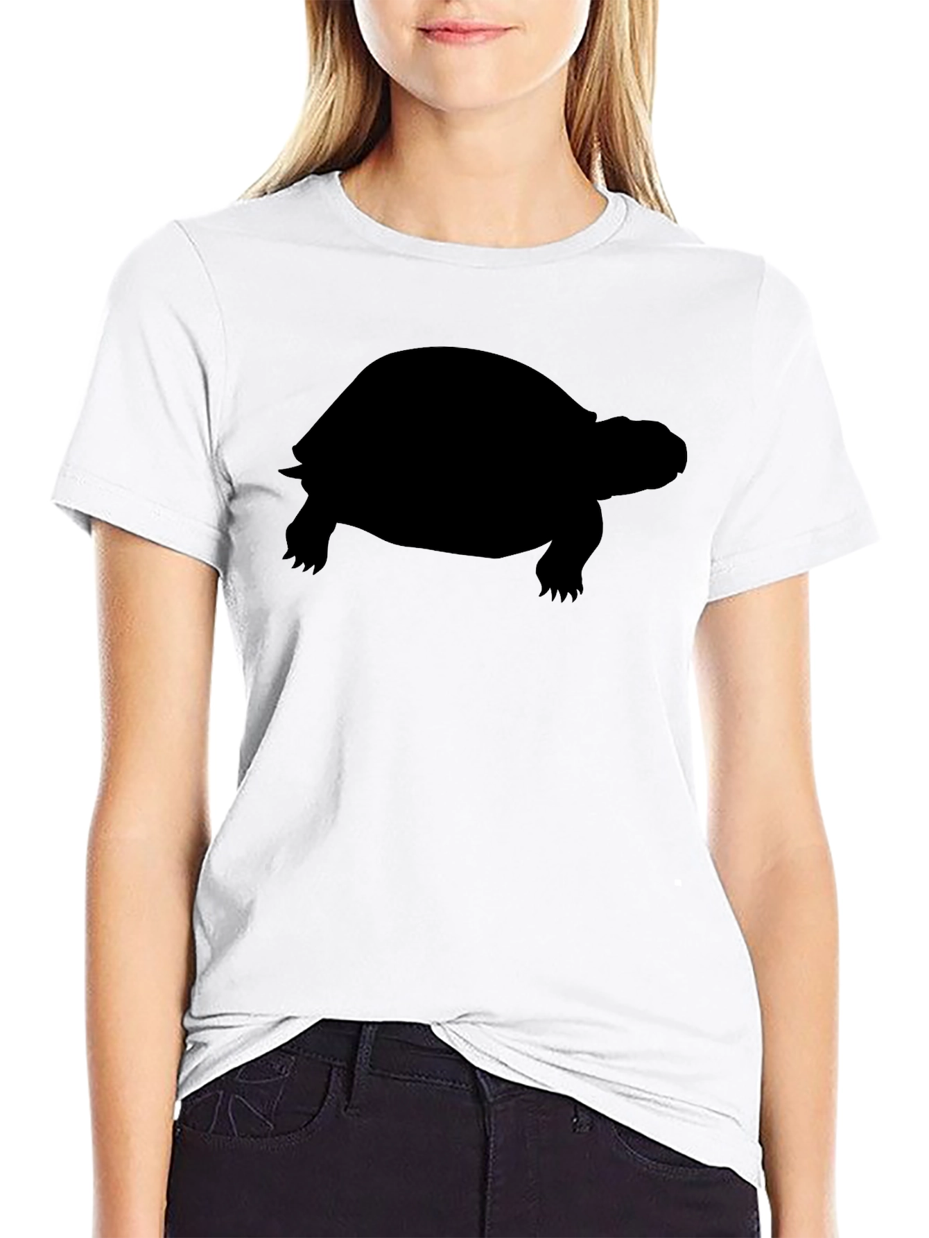 Turtle Silhouette Graphic Tee - Classic Fit
