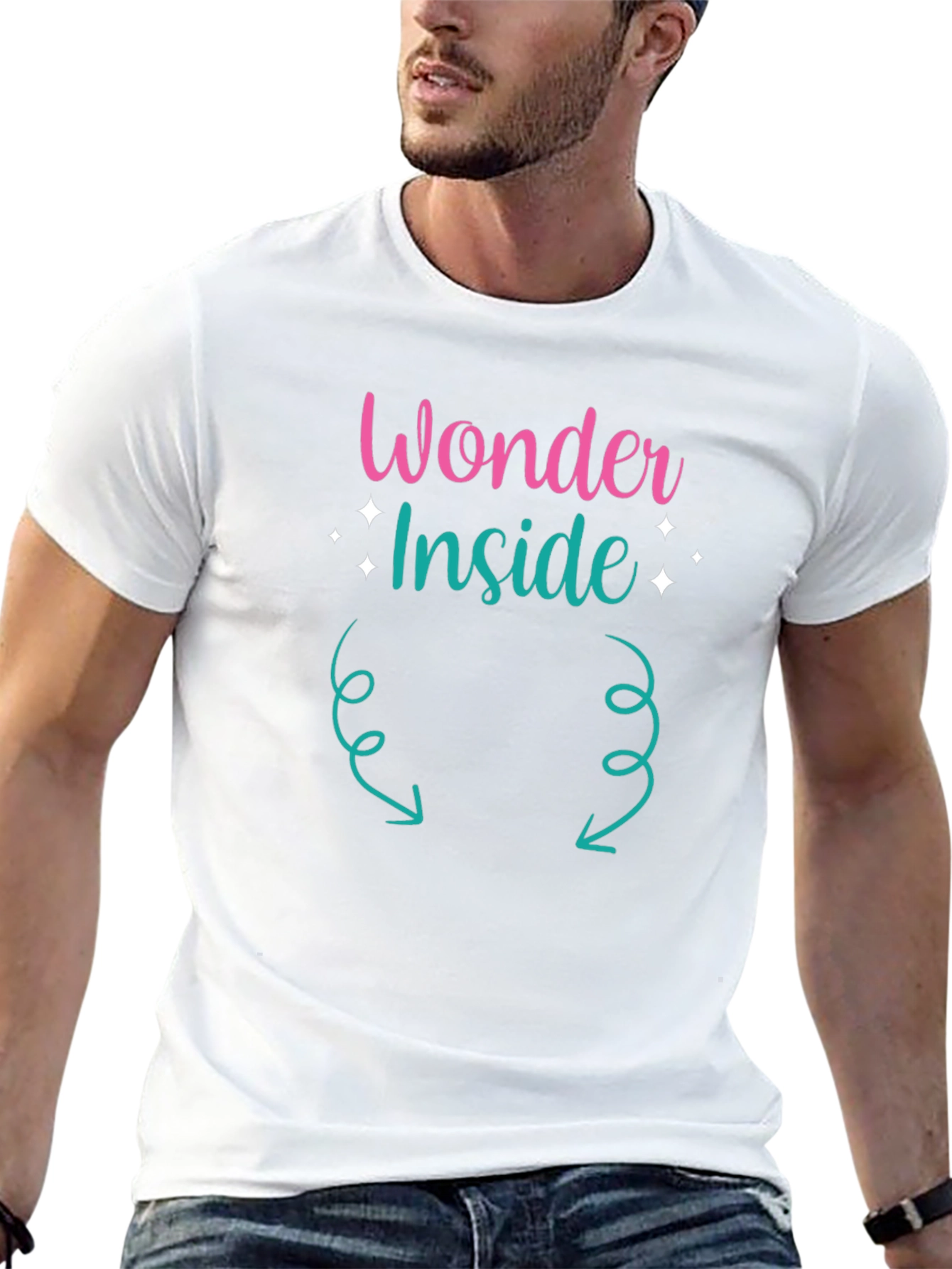 Wonder Inside T-Shirt Pregnancy Reveal