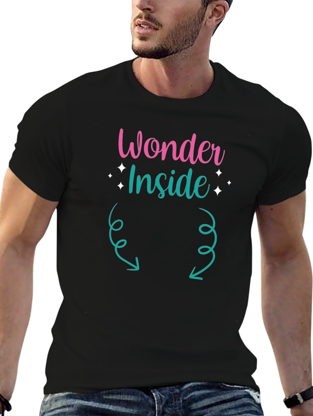 Wonder Inside T-Shirt Pregnancy Reveal