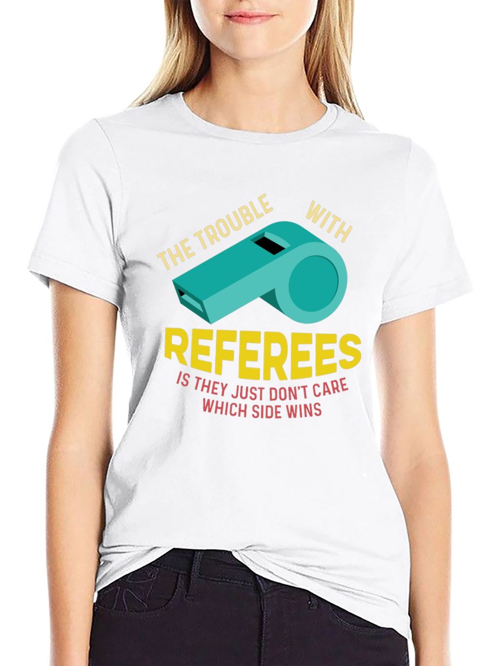 The Trouble With Referees Funny T-Shirt