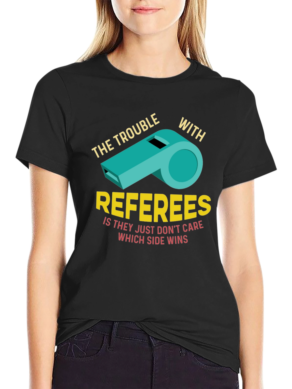 The Trouble With Referees Funny T-Shirt