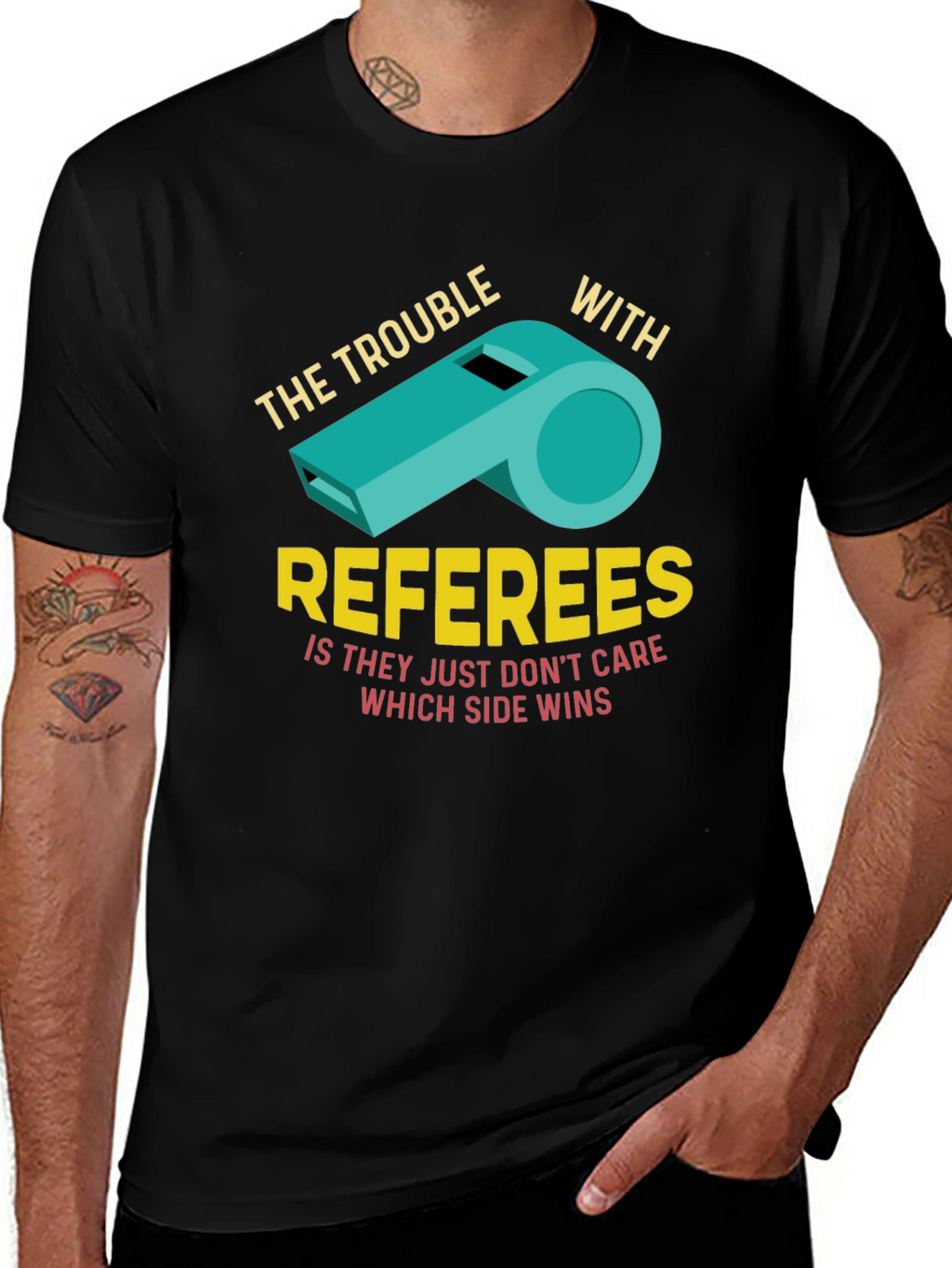 The Trouble With Referees Funny T-Shirt