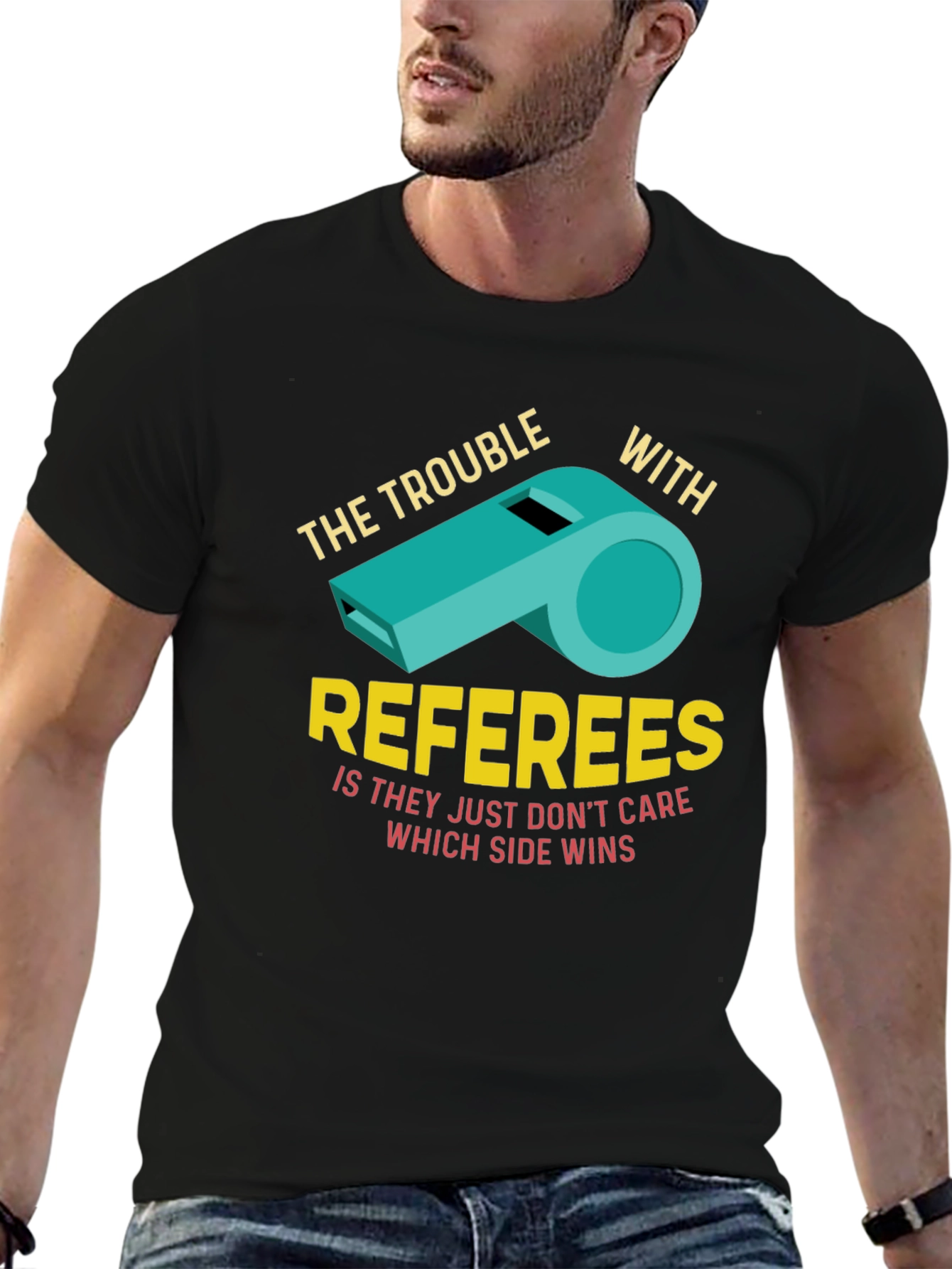 The Trouble With Referees Funny T-Shirt