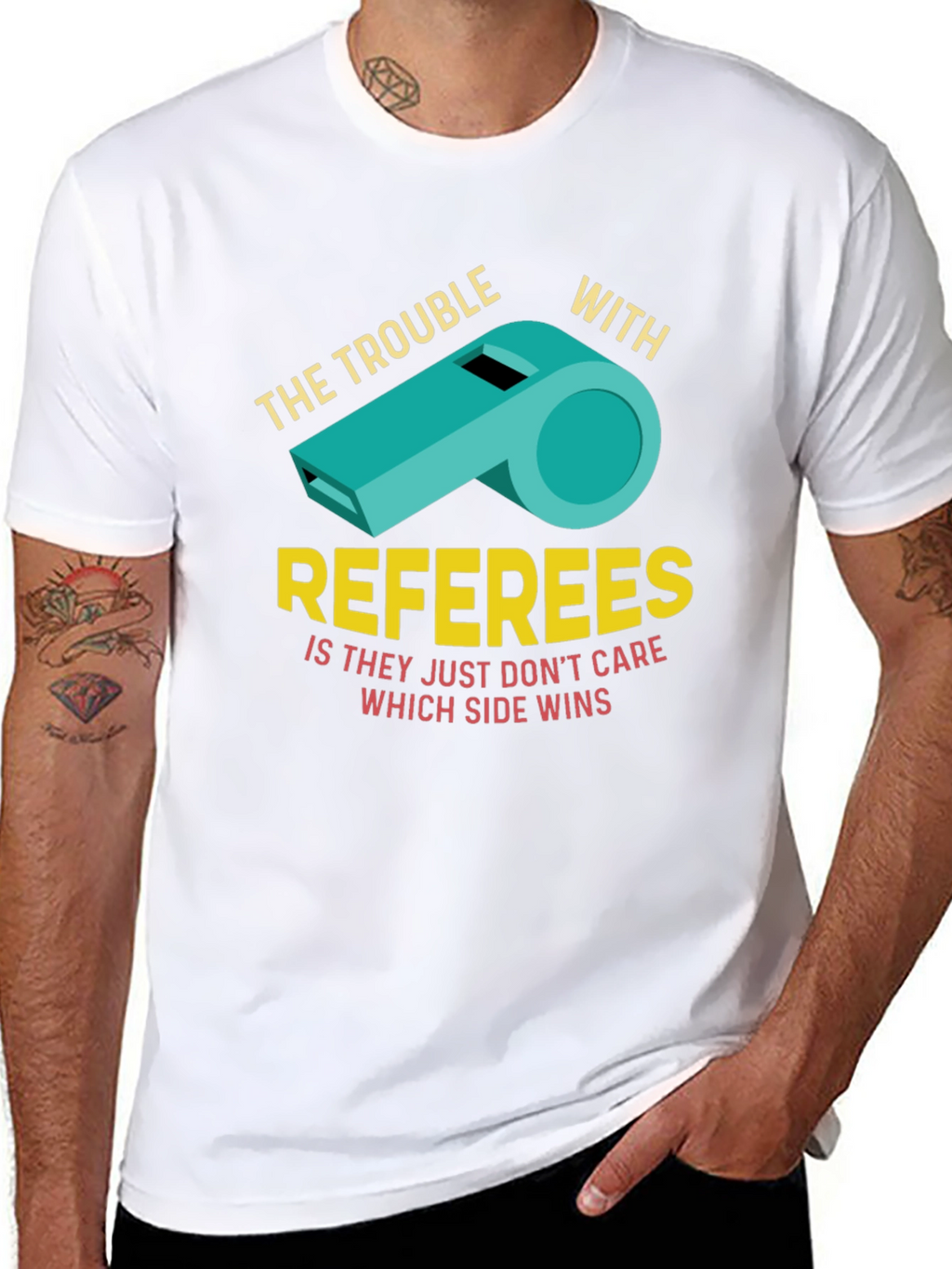The Trouble With Referees Funny T-Shirt