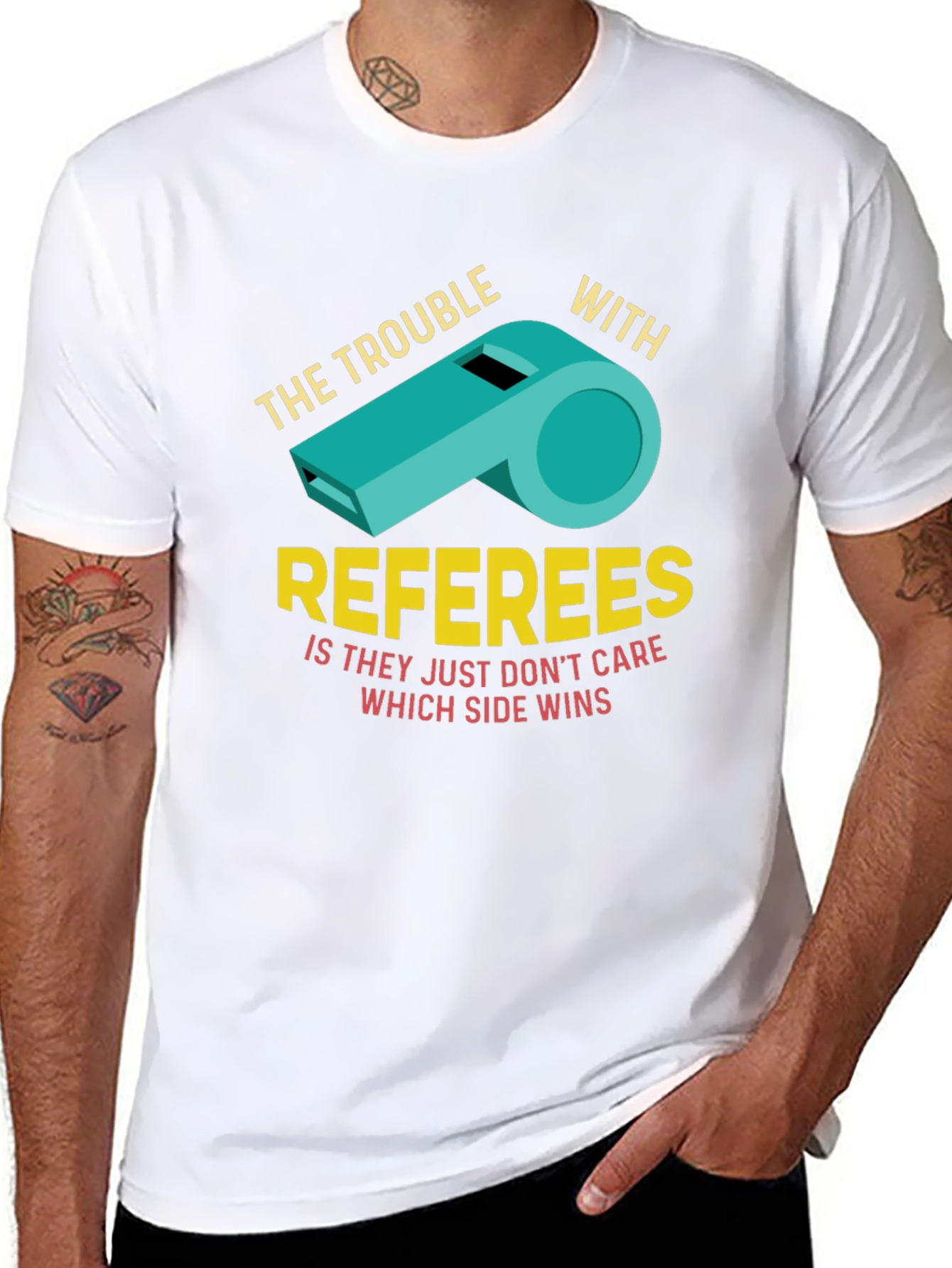 The Trouble With Referees Funny T-Shirt