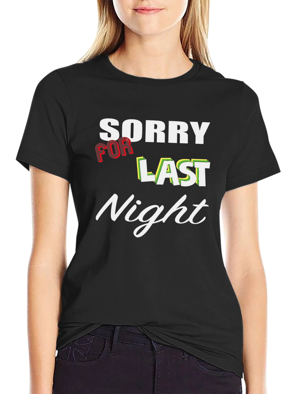 Sorry For Last Night Graphic T-Shirt
