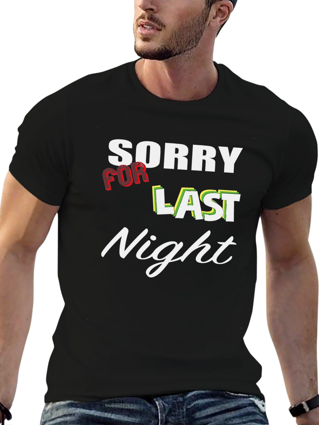 Sorry For Last Night Graphic T-Shirt