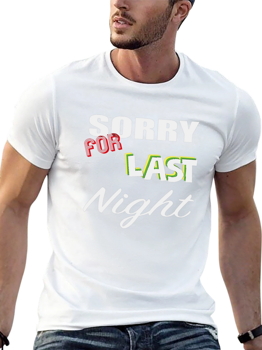 Sorry For Last Night Graphic T-Shirt