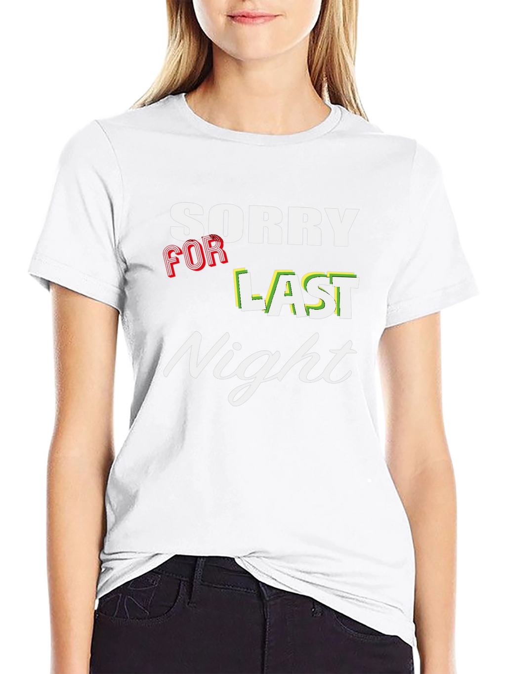 Sorry For Last Night Graphic T-Shirt