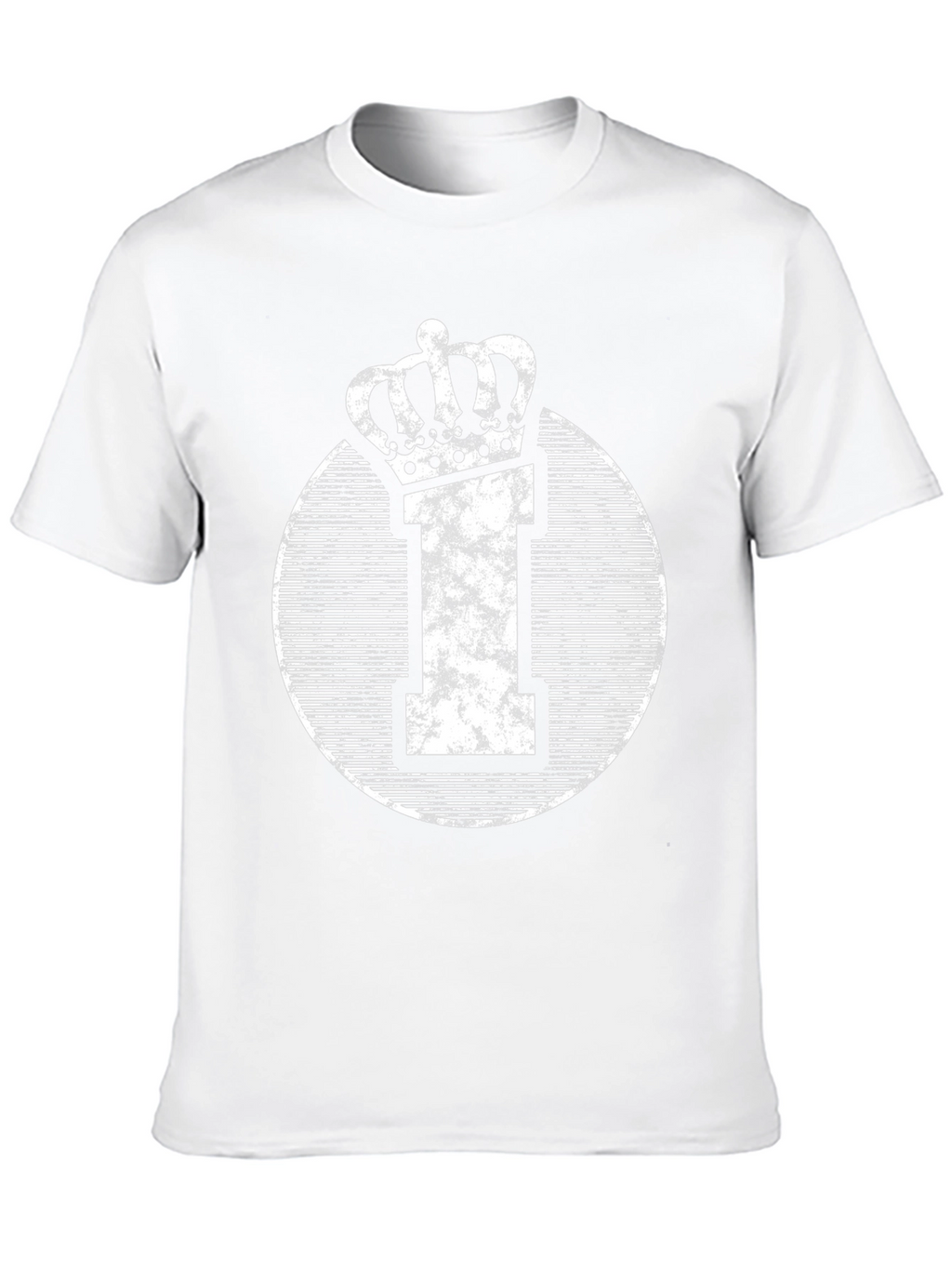King Initial I Graphic Tee - Black