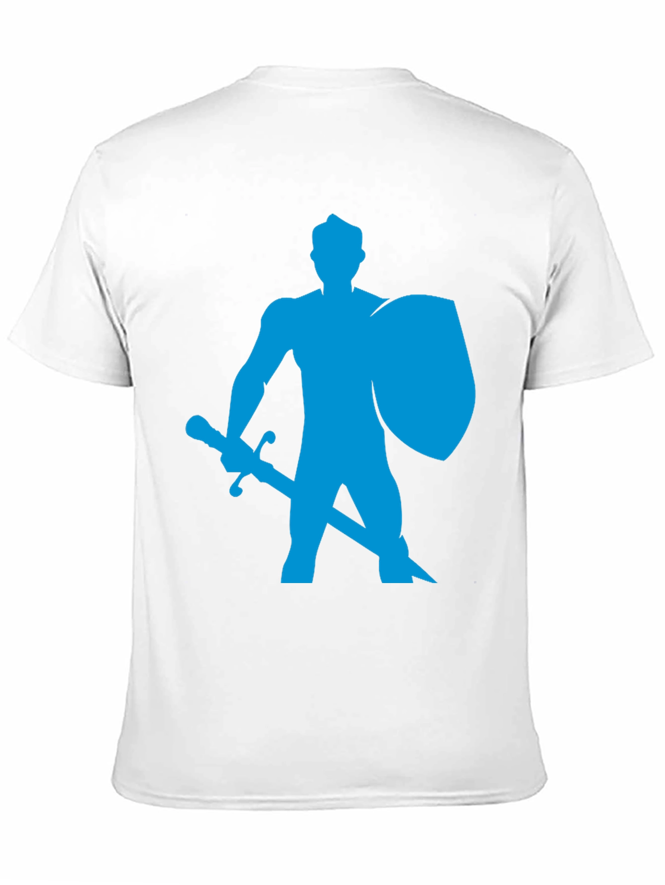 Knight Graphic Tee - Black Cotton T-Shirt