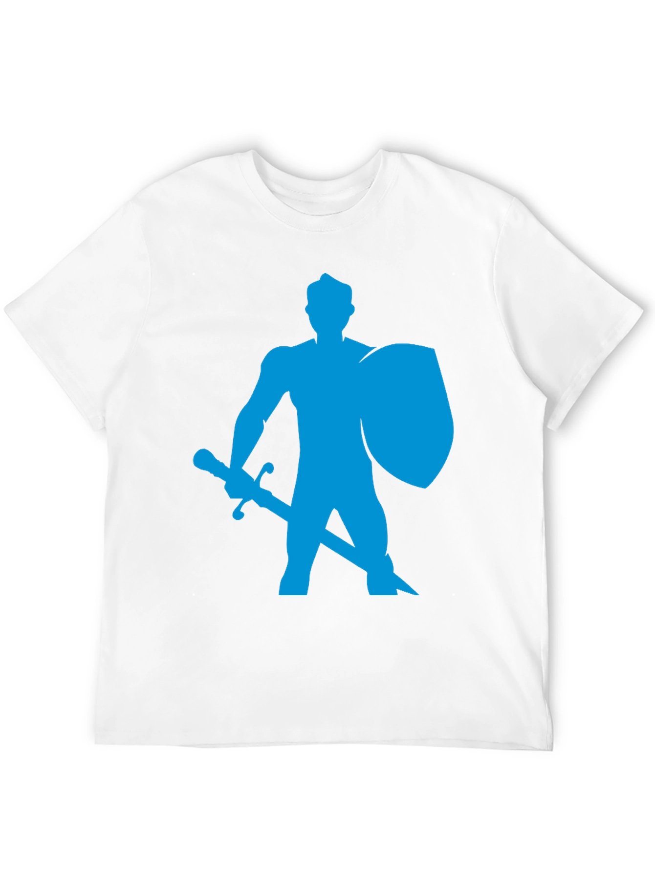 Knight Graphic Tee - Black Cotton T-Shirt
