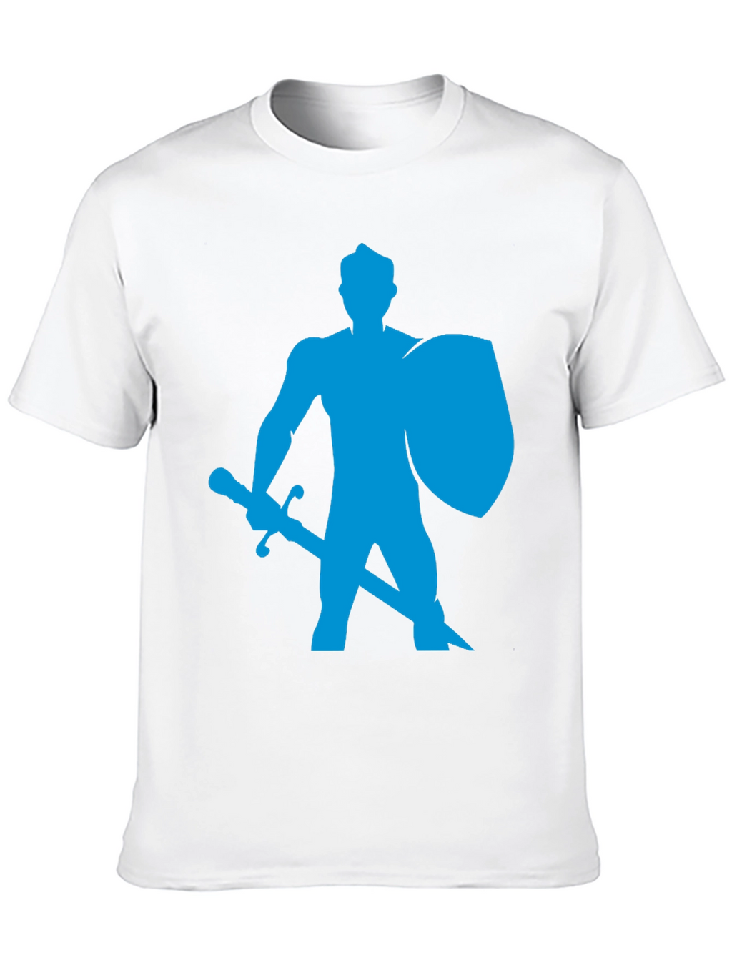 Knight Graphic Tee - Black Cotton T-Shirt