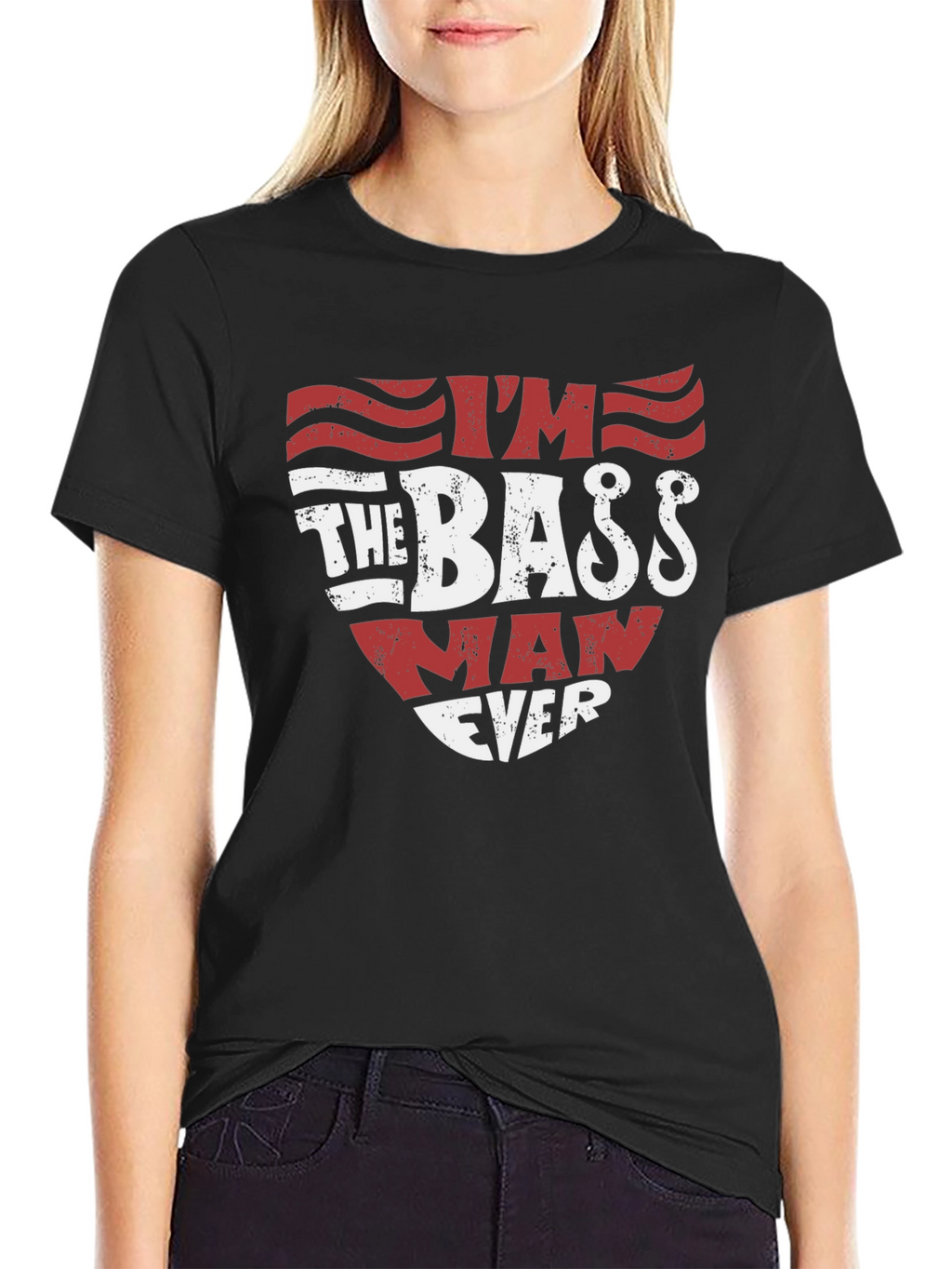 Im The Bass Man Ever T-Shirt Fishing