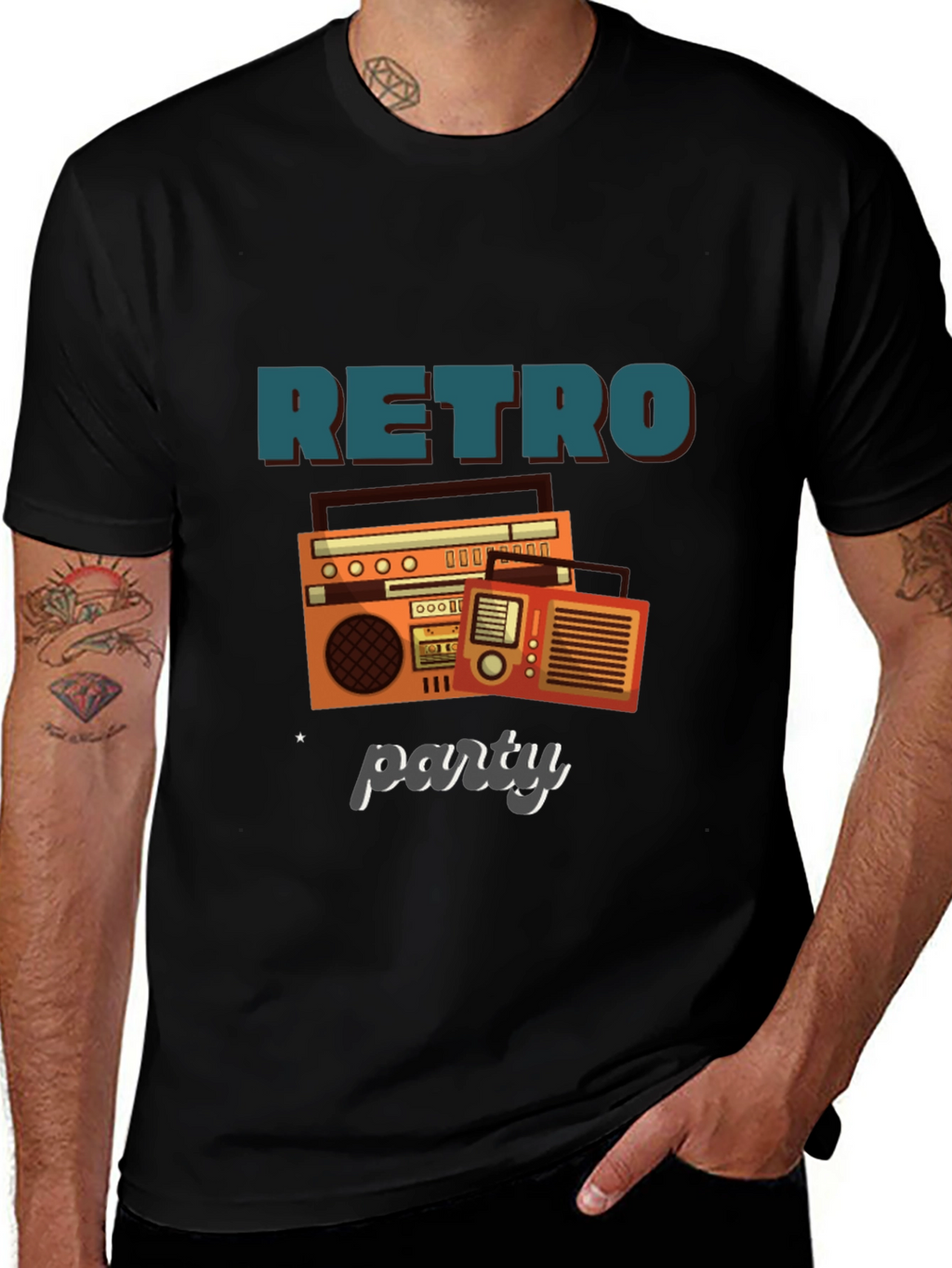 Retro Party Graphic T-Shirt