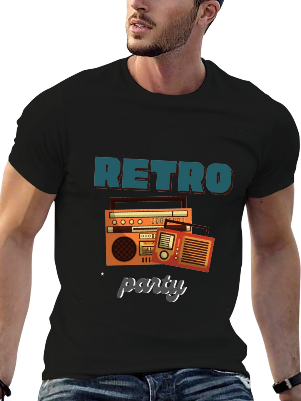 Retro Party Graphic T-Shirt