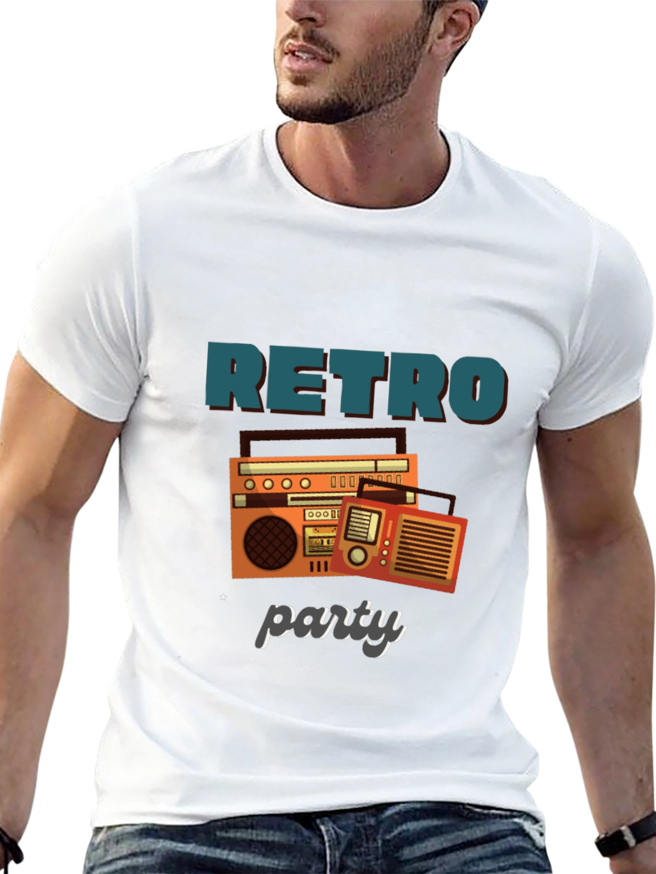 Retro Party Graphic T-Shirt