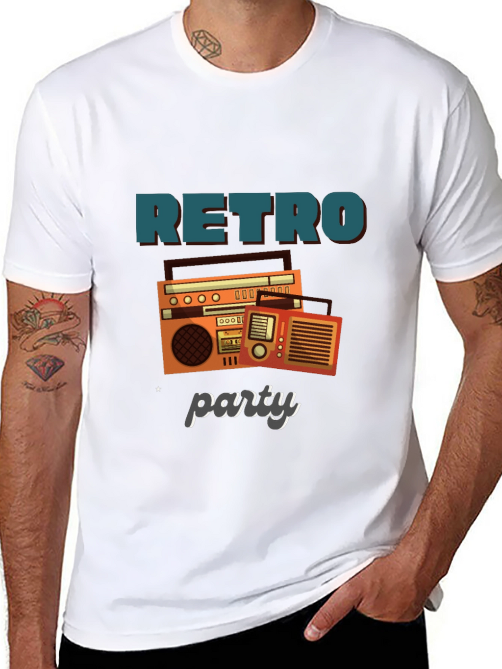 Retro Party Graphic T-Shirt