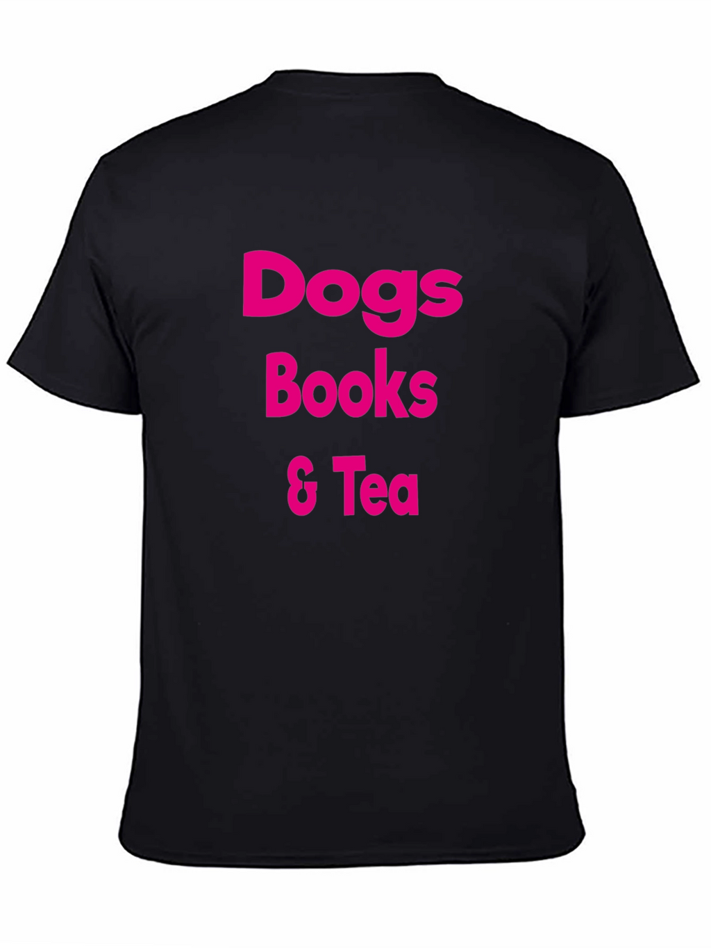 Dogs Books & Tea Graphic T-Shirt