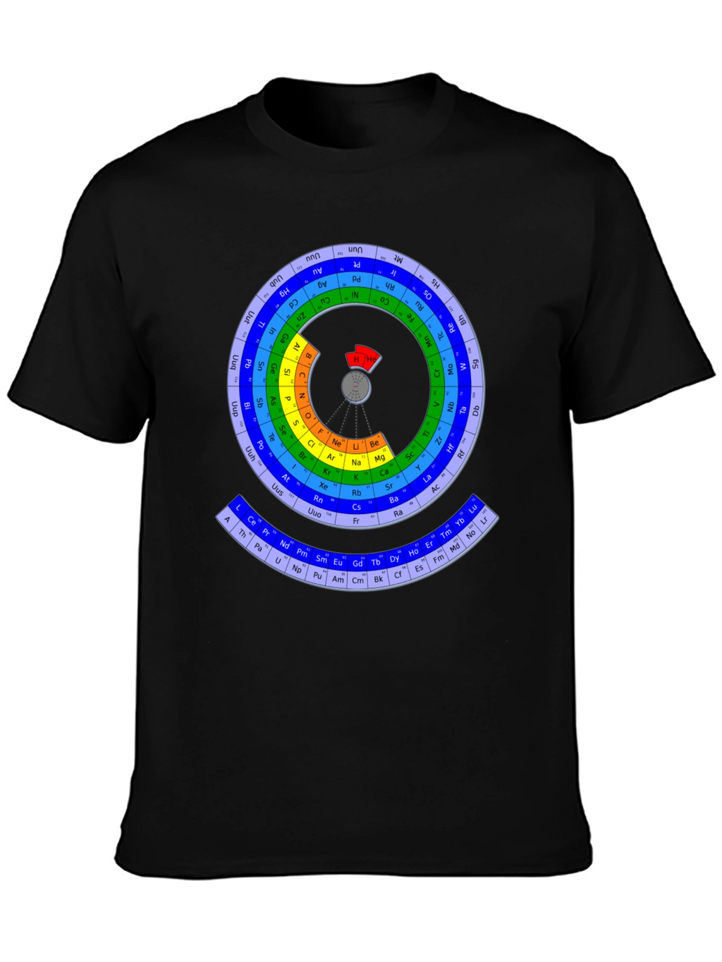 Periodic Table Circular T-Shirt