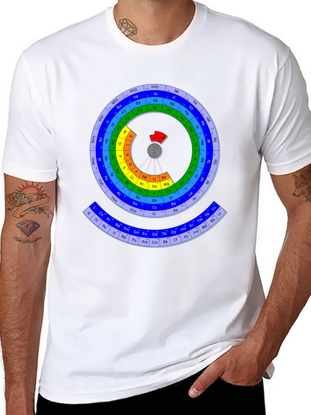 Periodic Table Circular T-Shirt