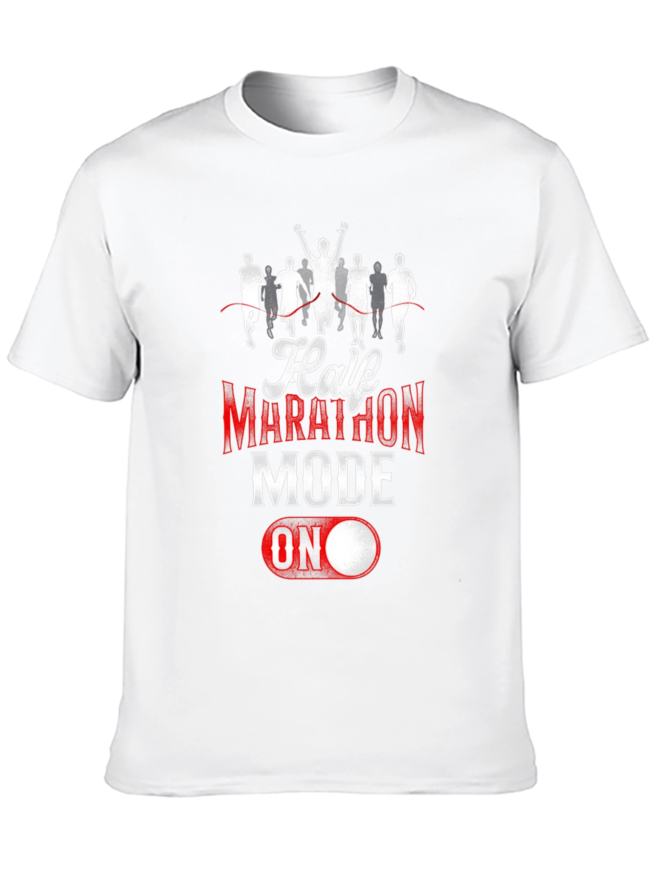 Half Marathon Mode ON T-Shirt - Black