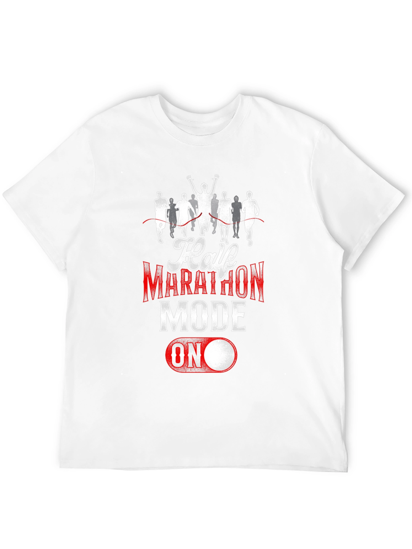 Half Marathon Mode ON T-Shirt - Black