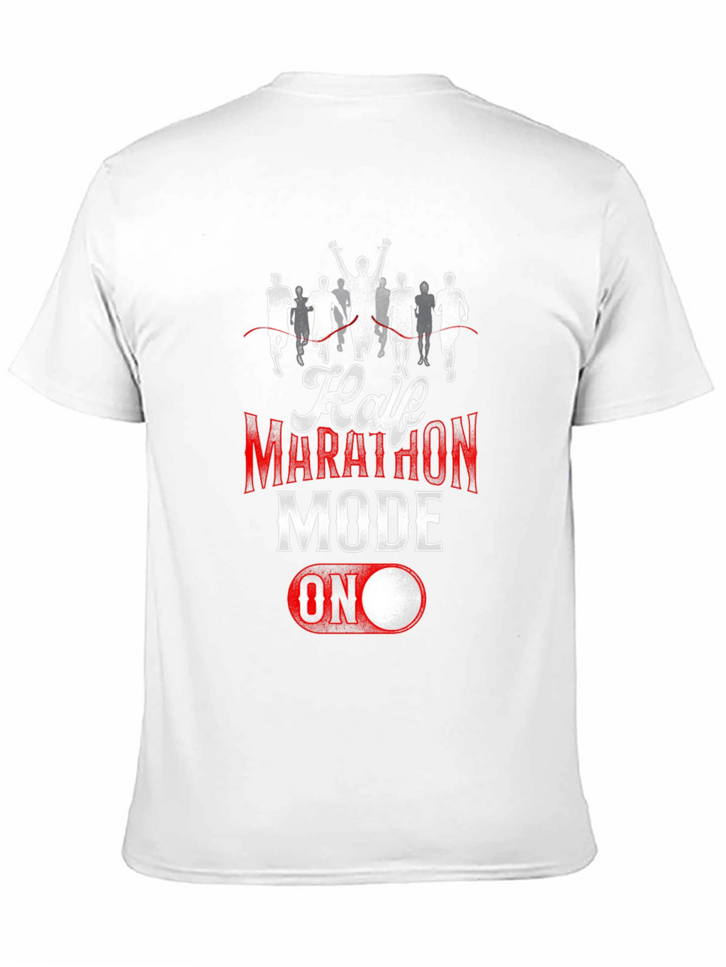 Half Marathon Mode ON T-Shirt - Black