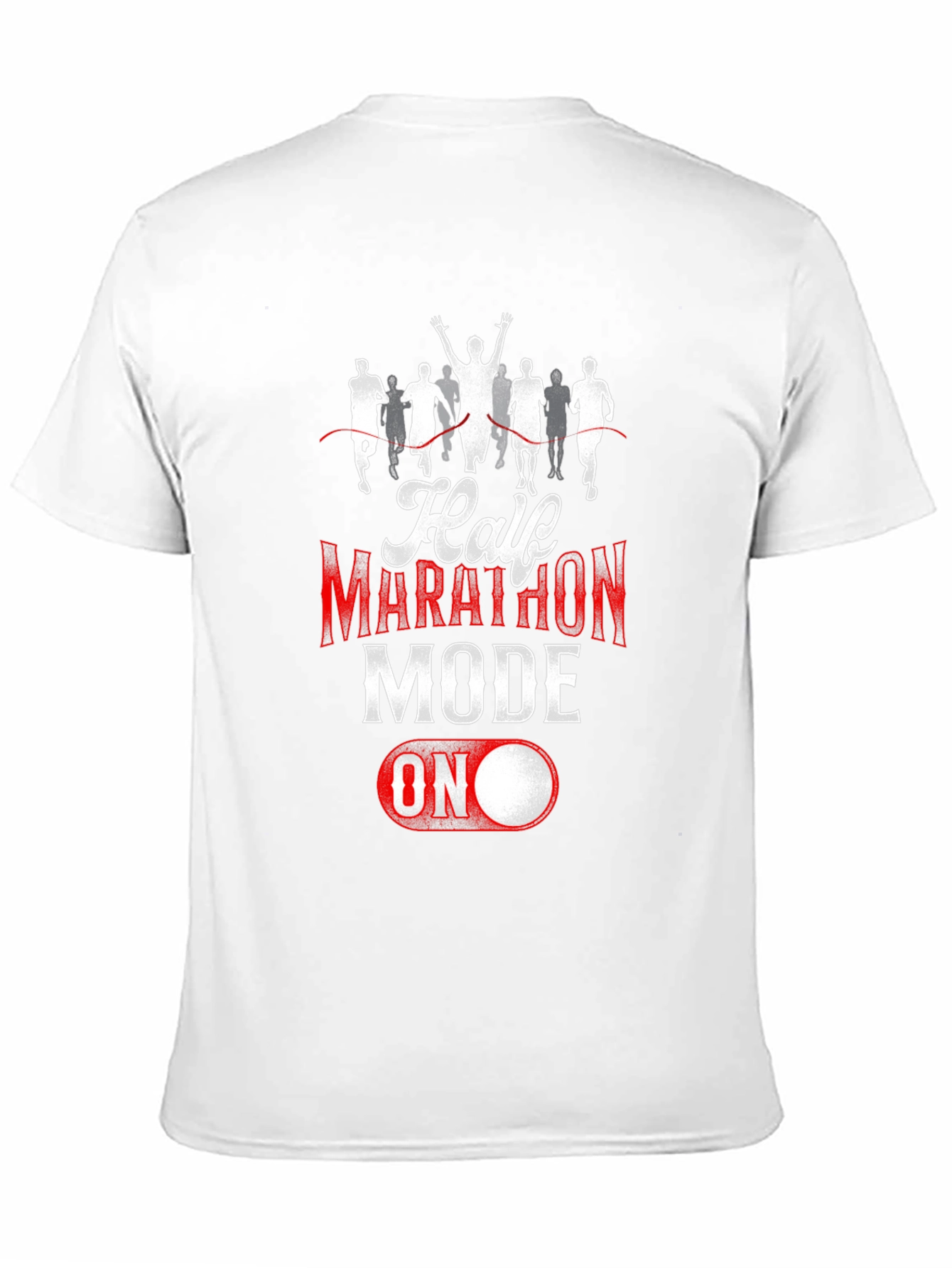 Half Marathon Mode ON T-Shirt - Black