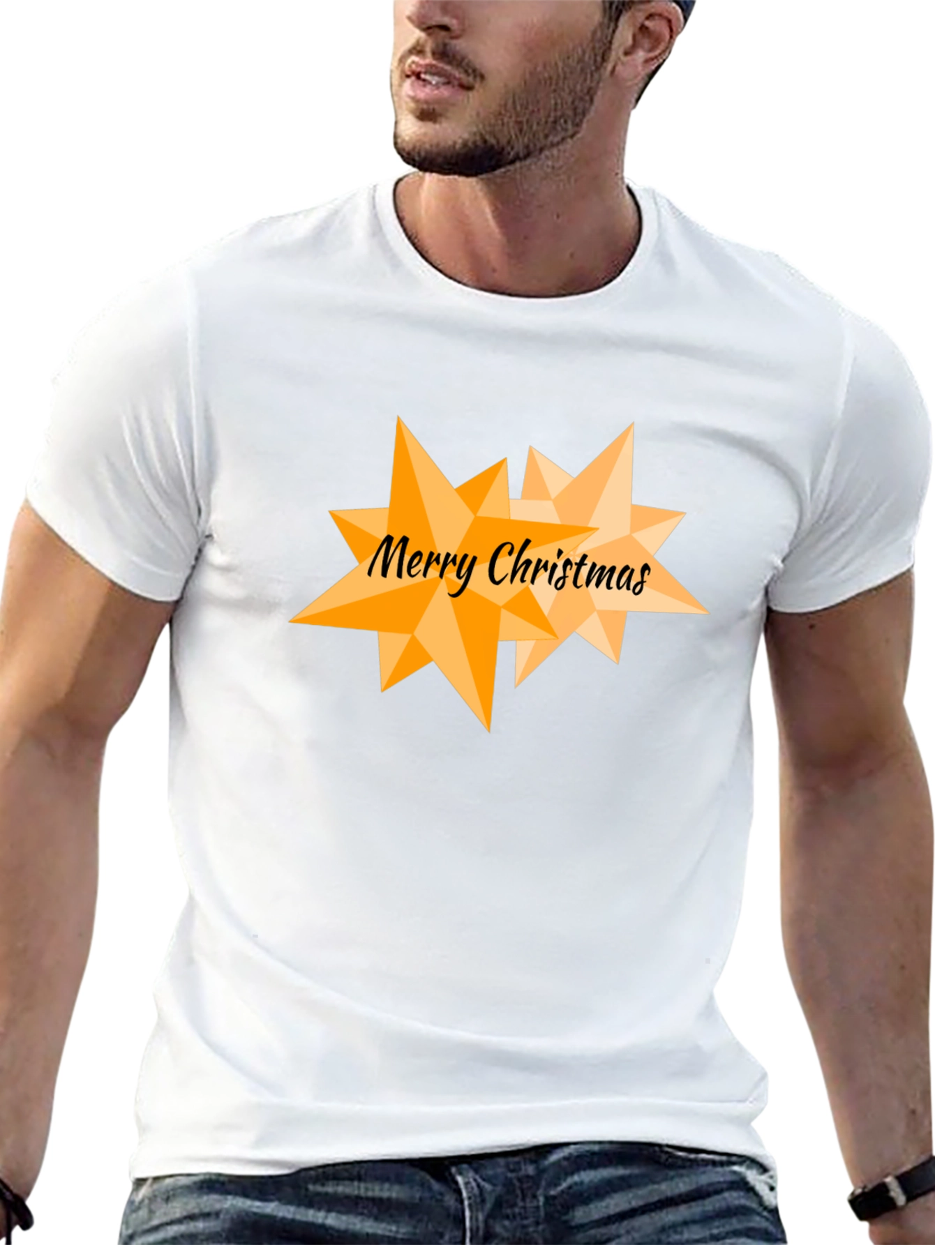 Merry Christmas Starburst T-Shirt