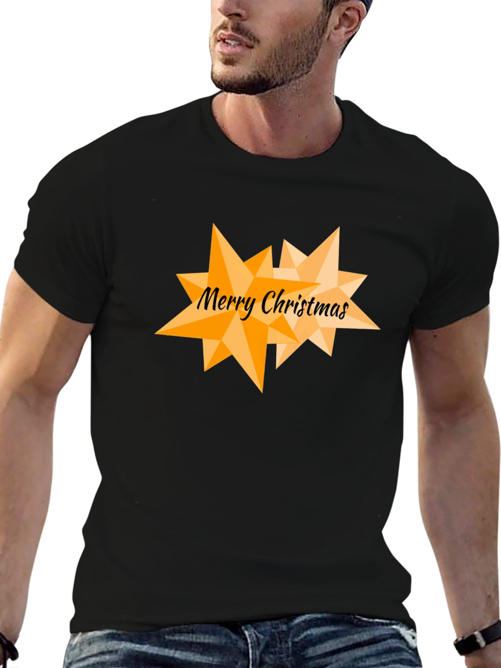Merry Christmas Starburst T-Shirt