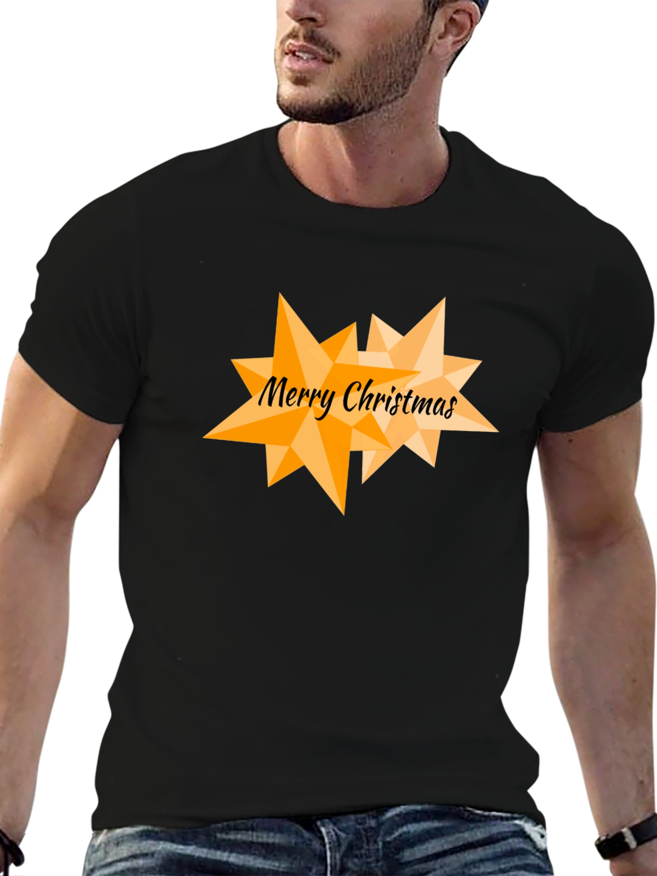 Merry Christmas Starburst T-Shirt