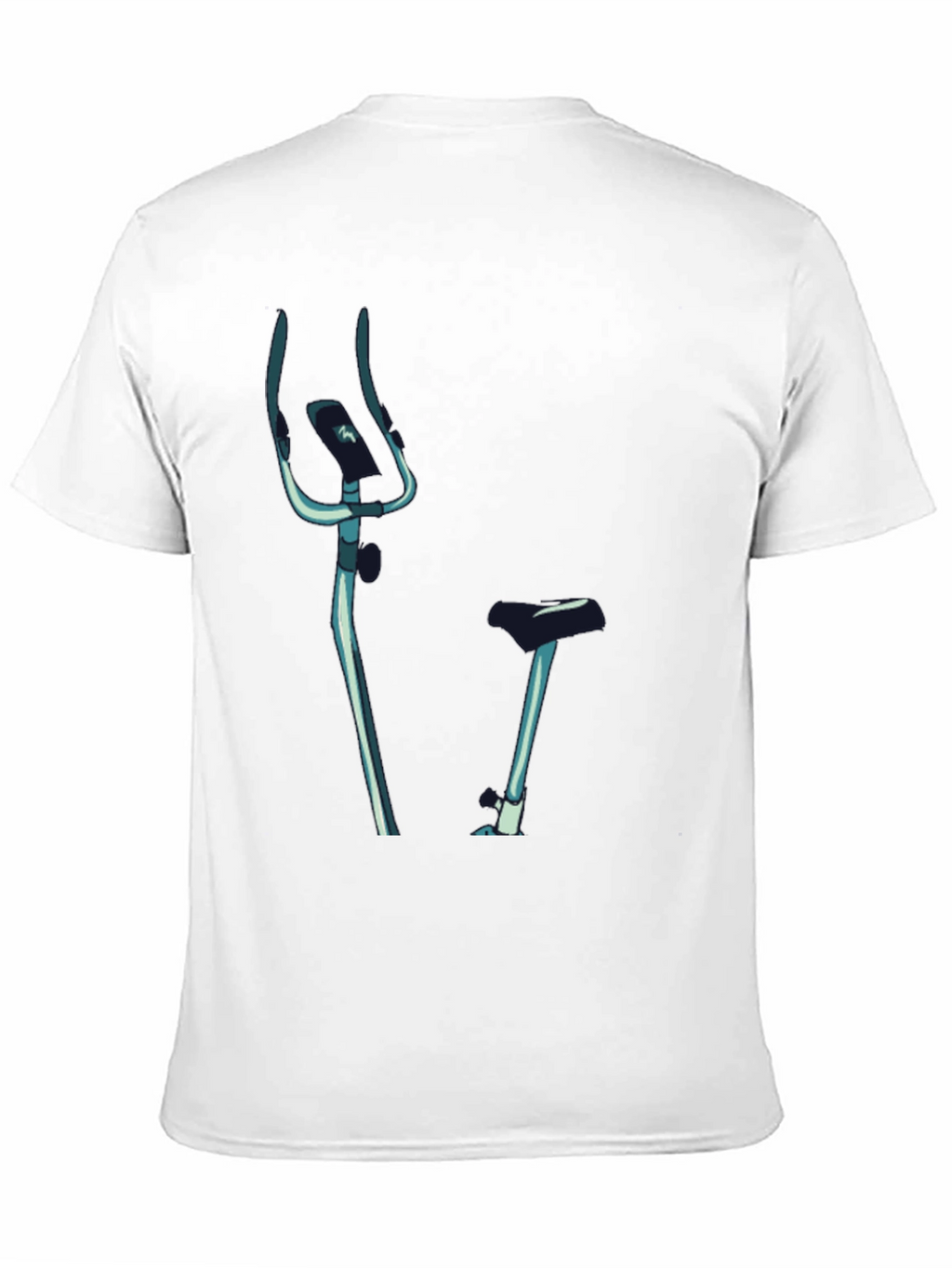 Indoor Bike Graphic Tee - Black Casual T-Shirt