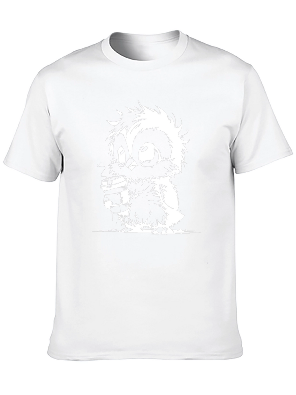 Owl Coffee Lover Graphic T-Shirt