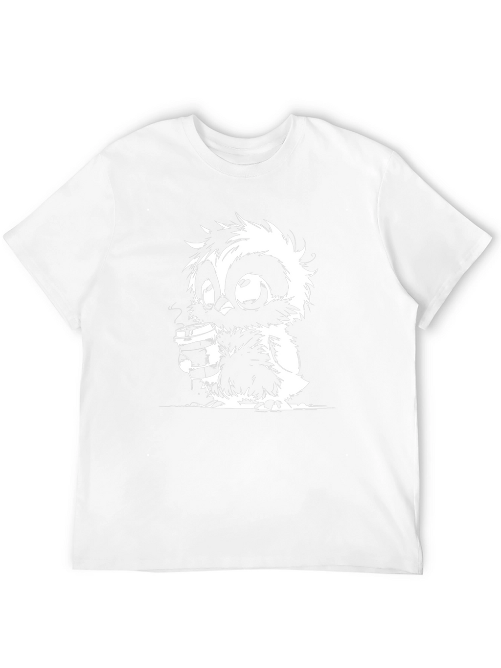 Owl Coffee Lover Graphic T-Shirt