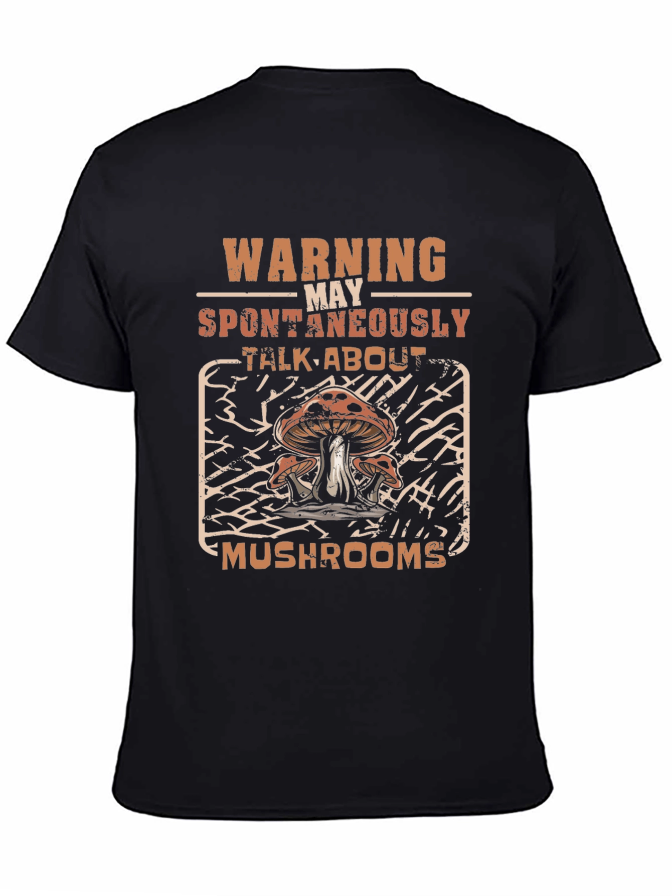 Warning May Spontaneously Talk About Mushrooms T-Shirt