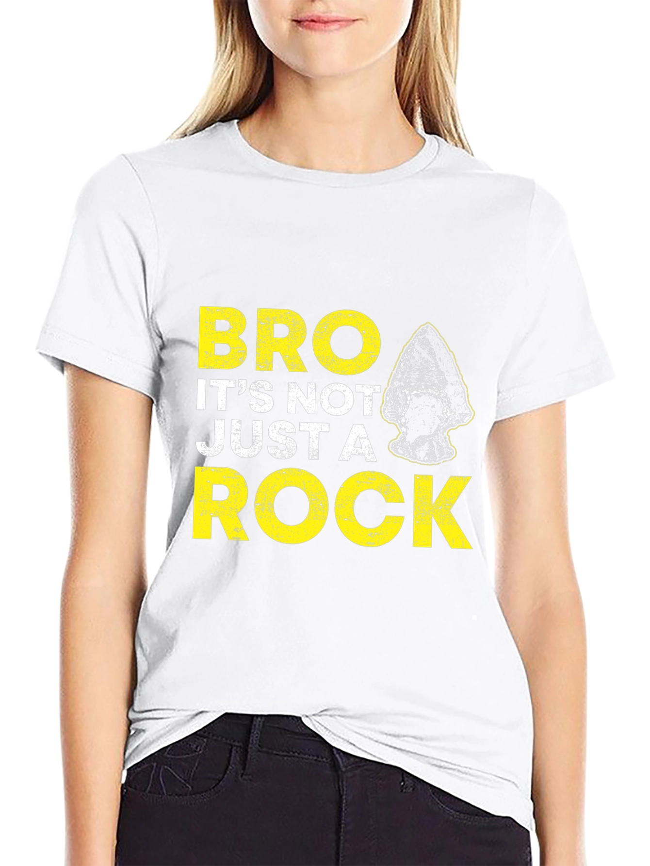 Bro Its Not Just a Rock Graphic T-Shirt
