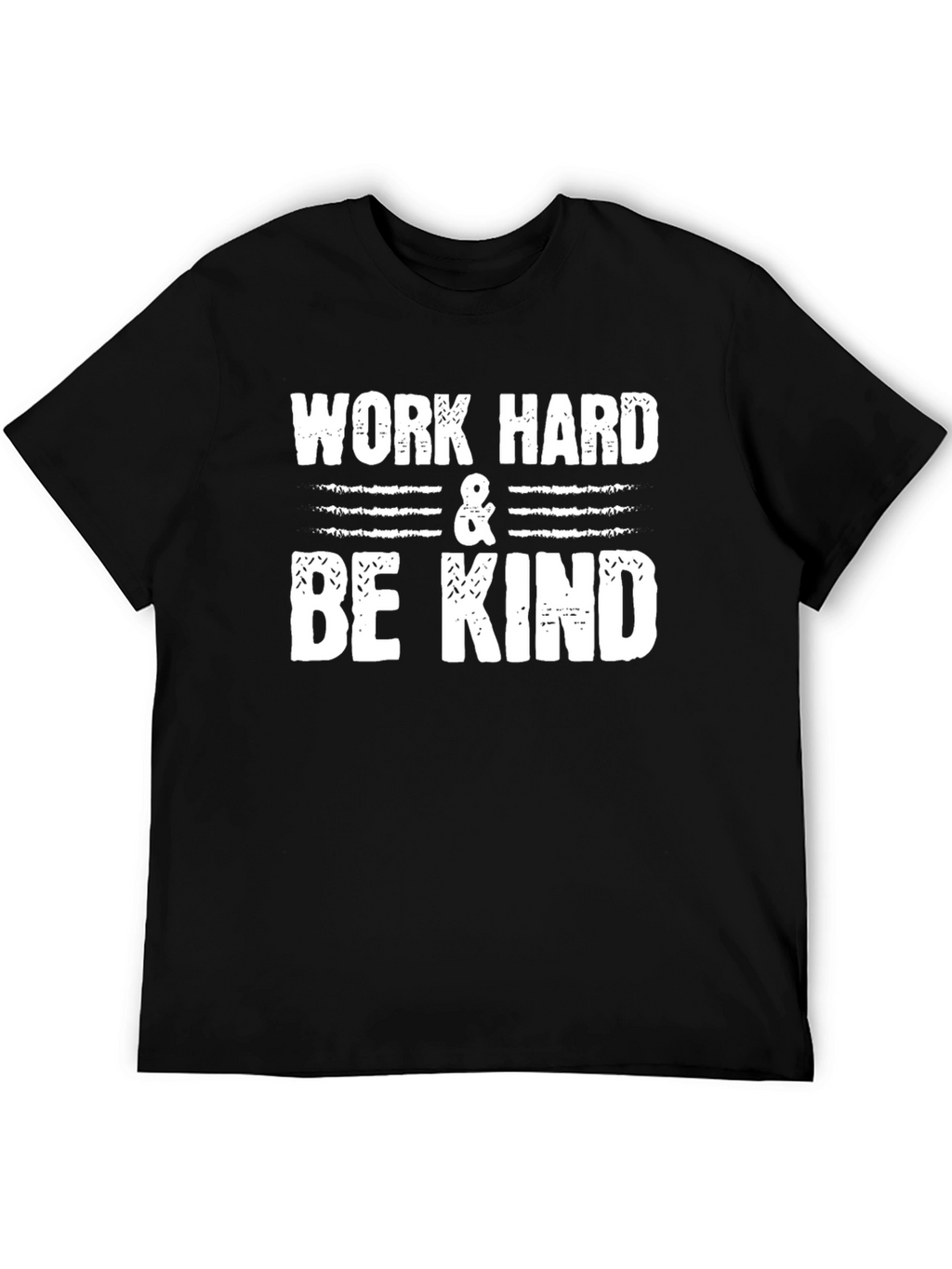 Work Hard & Be Kind Black Graphic Tee