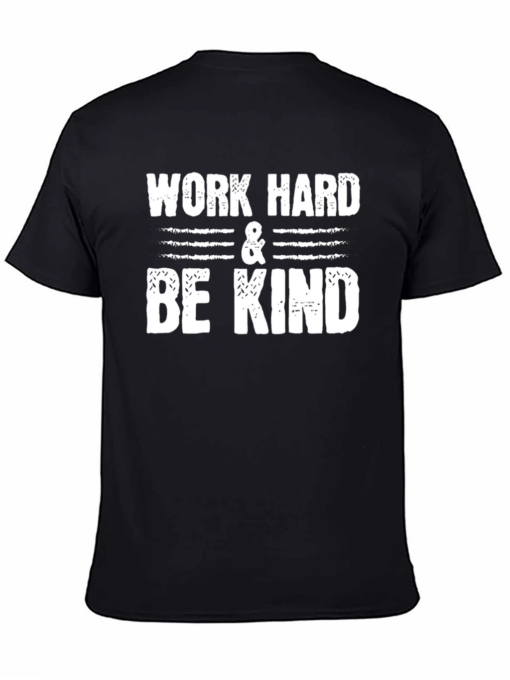 Work Hard & Be Kind Black Graphic Tee