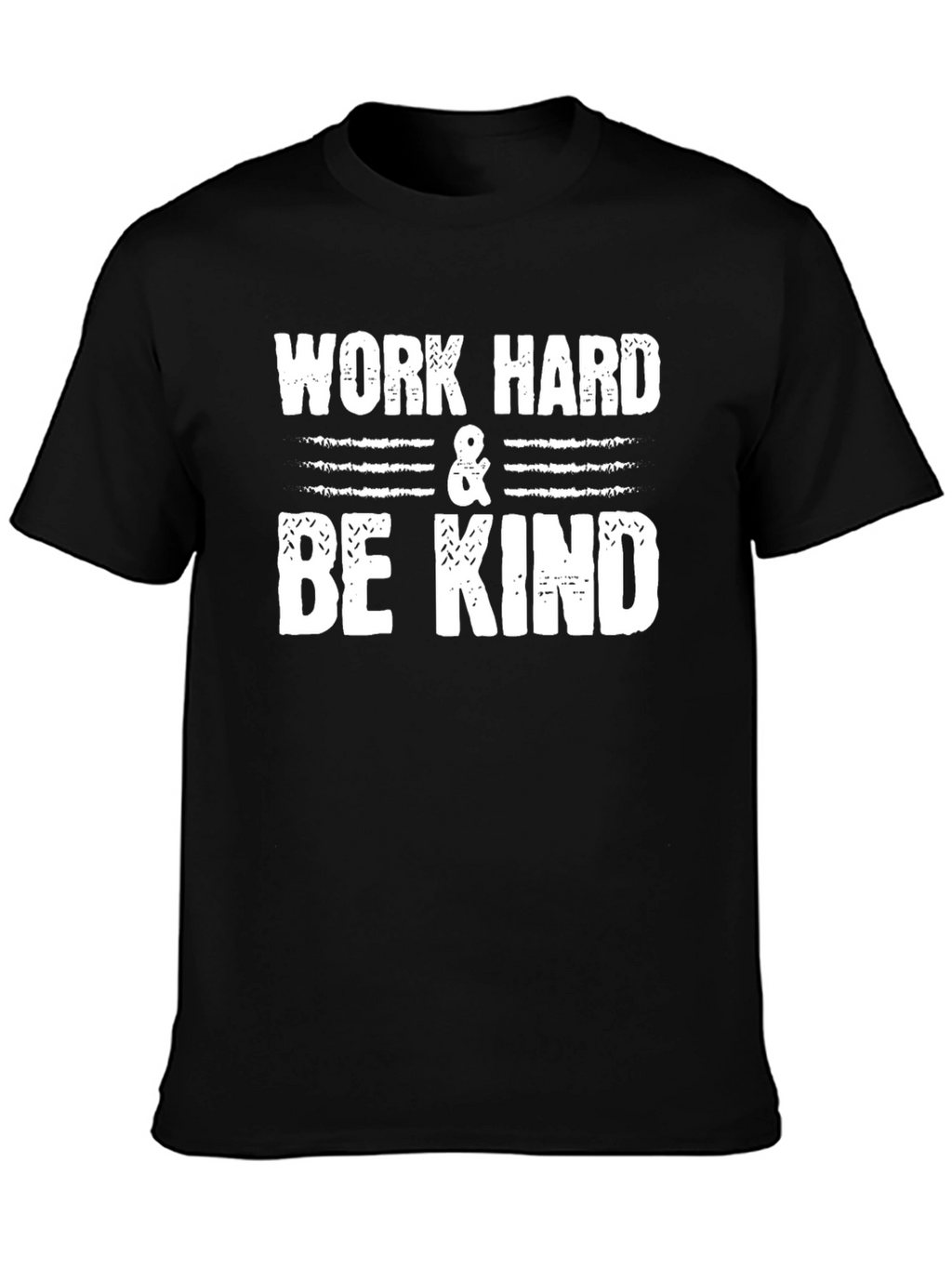Work Hard & Be Kind Black Graphic Tee