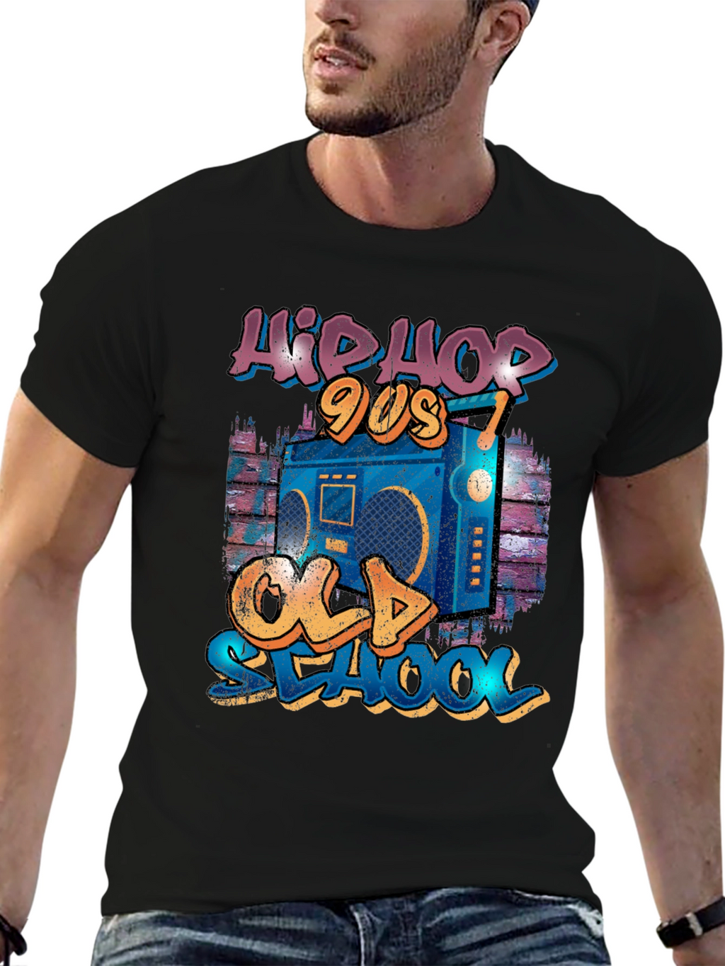 Hip Hop 90s Old School Graphic T-Shirt