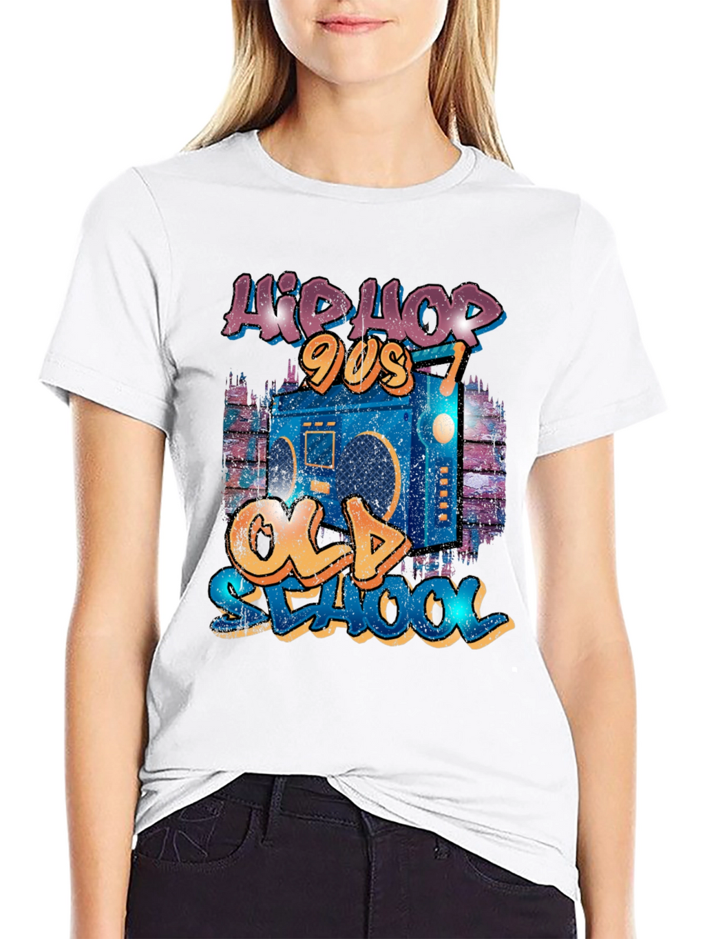Hip Hop 90s Old School Graphic T-Shirt