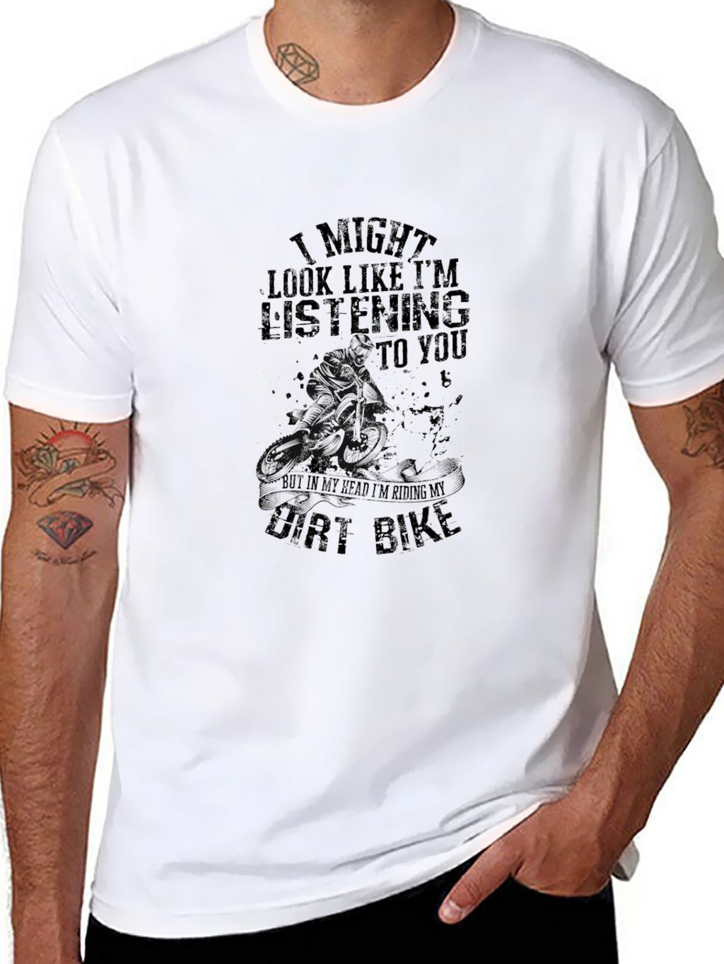 Dirt Bike Rider T-Shirt - Funny Graphic Tee