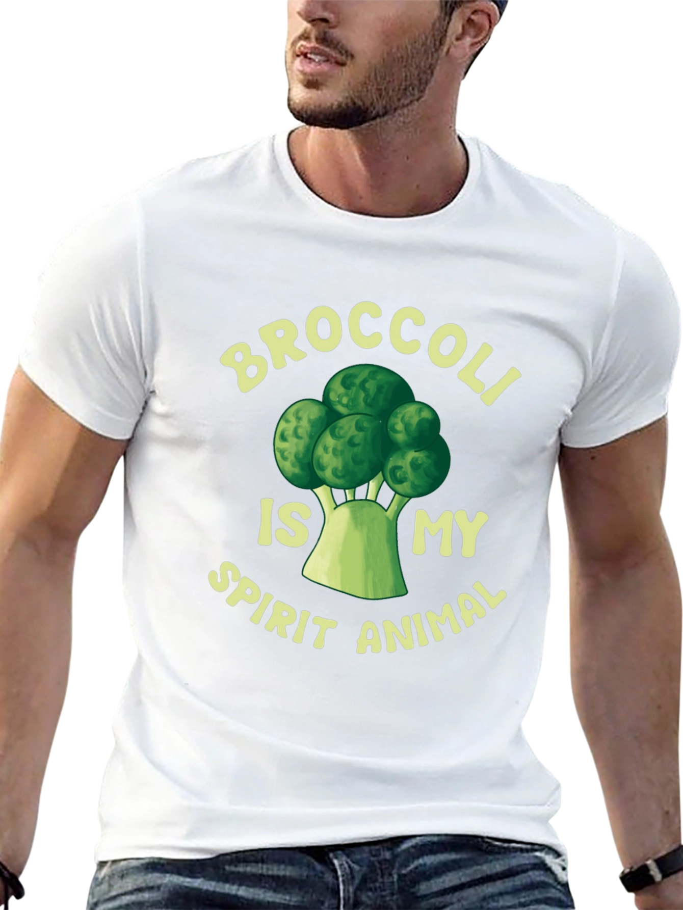 Broccoli is My Spirit Animal - Funny T-Shirt